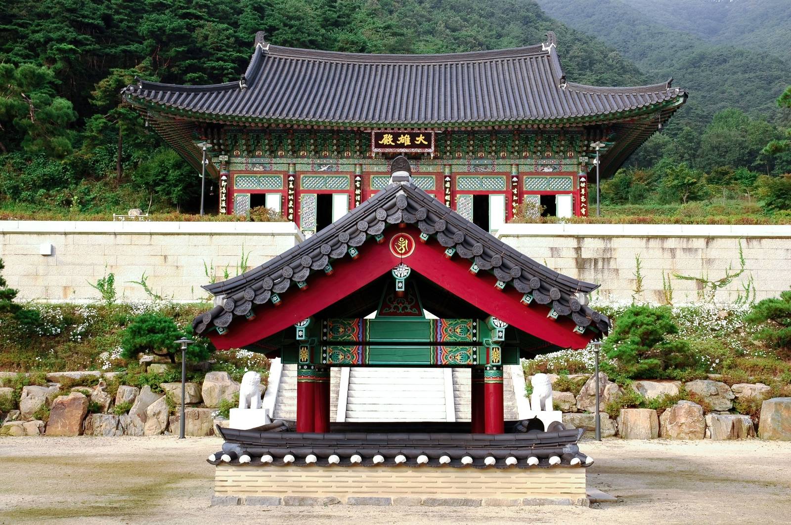 두륜산 두륜산 남해 바다 조망